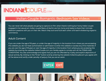 Tablet Screenshot of indiancouple.com